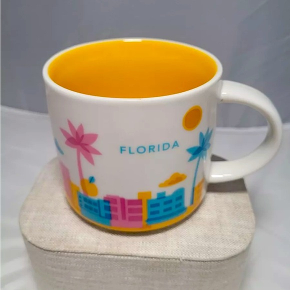 Starbucks Florida You Are Here Collection Cup Mug  2013 14 Fl. Oz. - Picture 1 of 4